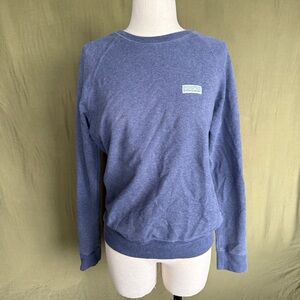 Patagonia Blue Organic Cotton Crewneck Sweater